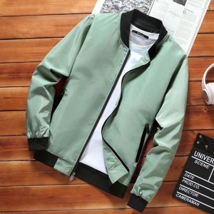 Herrenjacken 2023 Frühling und Herbst Mode Trendy Mock Collar Panel Pocket Casual Comfort Slim Solid Short Baseball Uniform Jacke