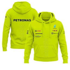 F1 Ceket Formula One Erkek Moda Hoodies F1 Yarış Takımı Sudadera Con Capucha del Equemo Mercedes Trend Para Hombre Yarış Giyim Erkekler Artı Boyut Beden Günlük Sweater