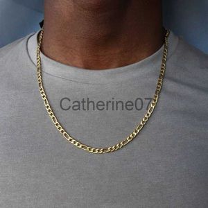 Pendant Necklaces 2022 Fashion Classic Figaro Chain Necklace Men Stainless Steel Long Necklace For Men Women Chain Jewelry J230809