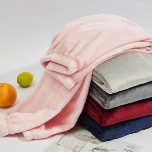 Kvinnors sömnkläder älskares byxor korallfleece pyjamas tjocka flanellbyxor bekväma nattkläder par hemkläder vinter intim underkläder