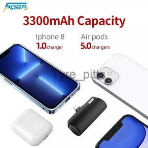 Cell Phone Power Banks Mini Power Bank For iPhone 14 13 12 11 Pro Max Mini Xs 8 Plus Xiaomi Telephone Portable Charger Powerbank External Battery Pack x0809