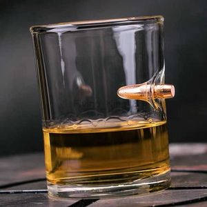 Hem drycker Creative Rum Bullet Crystal Glass Mug Gift Warhead Cocktail Glasses Shot Beer Cup With Bar Glasses Vodka Cup Whisky HKD230809