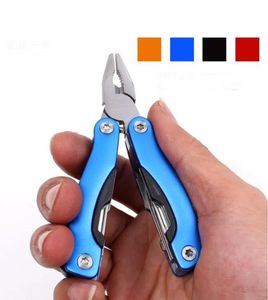 Utomhus multitool -tång serrerad knivkäke handverktyg+skruvmejsel+tång+kniv multitool knivuppsättning överlevnadsutrustning