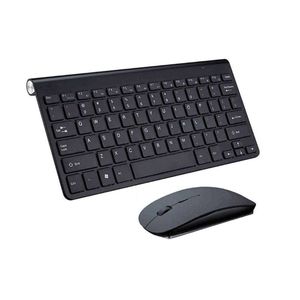 mini clavier portable sans fil compatible bluetooth clavier et souris 24ghz pour tablette