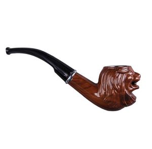 Wood Hand Smoking Pipes with 145mm Tobacco Bowl Wooden Cigarettes Cigar Filter Handmade Pipe Accessories