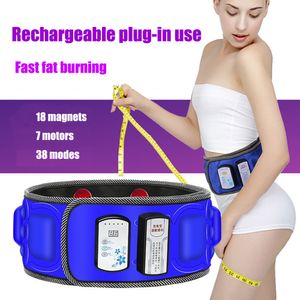 Core Abdominal Trainers Wireless Electric Massage Slimming Belt Lose Weight Fitness Fat Burning Vibration Abdominal Belly Muscle Trainer Stimulator 230808