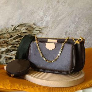9A Дизайнерская сумка кроссбука, роскошная цепная кошелек 24 см женщины, высоко имитационные сумочки с коробкой