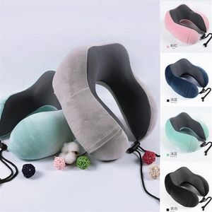 Memory Foam U Shaped Neck Support Head Rest Cushion Travel Pillow Protection Pillow1301e