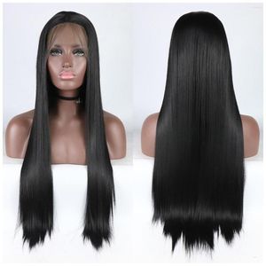 Lace Front Wig Human Hair Straight 12-28Inch Ladies Brazilian Frontal Fontal