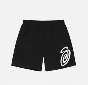 Herren-Shorts St 23SS Curly S Letter Logo Mosquito Coiled Simple Print Lässige Damen-Shorts
