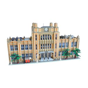 Transformation Toys Robots MOC49130 City Street View Modular SchoolsPling Montaż Build Bluk Model 14412 PartsBuilding Blocks Kids 230809