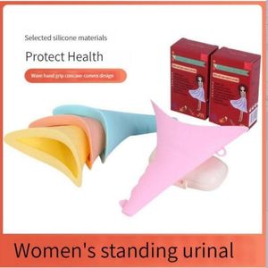 Silicone standing urinal convenient emergency urinal bag outdoor urinal for women