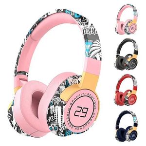Bluetooth hörlurar huvud slitage stereo hifi sportsspel trådlöst headsetmusik med mic tung bas för pc födelsedag nyår present hkd230809