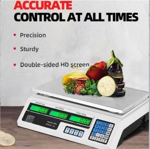 Weight Scale Balance Digital Weighing Scales Weight Machine Coffee Kitchen Electronic Luggage Range 40KG