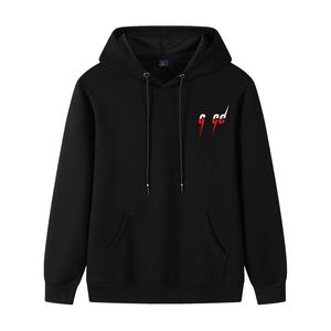 23SS Kadın Tasarımcı Moda Pamuk Hoodie Yeni Klasik Mektup Baskı Yıkanmış Su Kızarmış Karlı Kar Gevşek Sweatshirt Hoodie A21