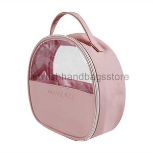 Cosmetic Bags Cases Transparent Makeup Wash Bag Portable PU Bath Bag Waterproof Large Capacity Storage Bag PVC Spliced Makeup Bagstylishhandbagsstore