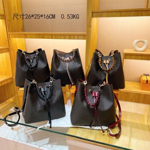 Women NEONOE MM bucket bags Luxury crossbody weave handle bag woman Drawstring handbag shoulder bags designers women handbags wallet purses M44020 Dhgate Bags