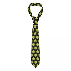 Bow Ties Tie Shrek Hip-Hop Street Cravat Business Necktie Narrow