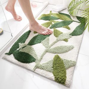 Bath Mats Olanly Modern Mat Non-slip Floor Bathroom Super Absorbent Carpet Fresh Entry Doormat Home Soft Bedroom Rugs