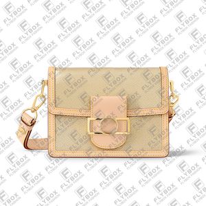 M22826 DAUPHINE MINI PAG Axelväska Crossbody Women Fashion Luxury Designer Handväska Tote Messenger Bag Top Quality Purse Pouch Snabb leverans