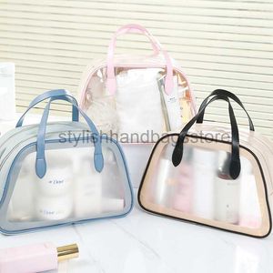 Bolsas de cosméticos Estojos Separação úmida e seca bolsa de maquiagem portátil para mulheres 2023 nova grande capacidade para viagem produtos de natação bolsa de armazenamento bolsas de lavagem elegantesbolsas de mãoloja