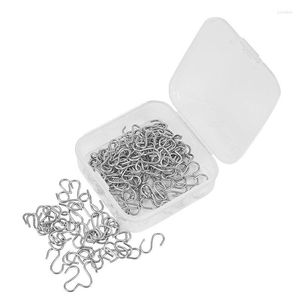 Keychains 150 Pieces Mini S Hooks Connectors Metal S-Shaped Wire Hook Hangers For DIY Crafts Hanging Jewelry Key Chain And Tags