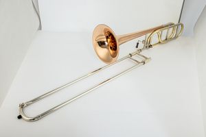 B/F Trombone Avomado Fosfors Material de cobre Melhor instrumento profissional de latão com estojo