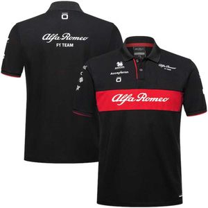 FU67 2023 Формула-1 Мужская модная мода Polo F1 Racing Team The New 2023 Alfa Romeo Orlen Summer Sports Motorcycle Shirt