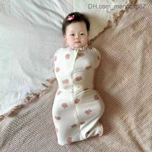 Pajamas Baby Summer Cotton Sleeveless Sleeping Bag Swaddle Packaging Infant Wearable Blanket 0-6M Z230811