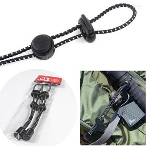 Trekking Poles Outdoor Mountaineering Backpack Hanging Outside Pole Rope Buckle Fixed Elastic Binding Equipment Sli