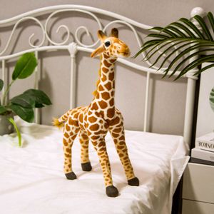 Stuffed Plush Animals 1pc 40CM Cute Simulation Giraffe Plush Toys Kids Baby Lovely Real Life Animal Dolls Children's Room Decoration Birthday Gifts