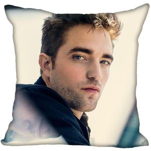Cloocl Robert Pattinson Yastık Kapağı 3D Grafik Twilight Film Karakterleri Polyester Baskılı Yastık Moda Komik Fermuarı Pi187m