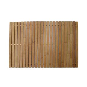Stripe Bath Mat Bamboo Indoor Anti-skid Non-Slide Mats Waterproof Floor Kitchen Rugs Hotel Bathroom Bedroom Bathtub HKD230809
