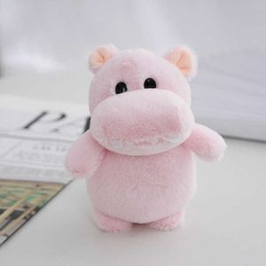 Animali di peluche ripieni 13CM Ciondolo in peluche Bambola ippopotamo Zaino Ciondolo Peluche Animali della foresta Giocattoli Peluche Portachiavi Attività Regalo Peluche Ippopotamo