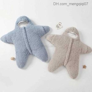 Pajamas 0-6 months old newborn baby sleeping bag wool insulation winter baby sleeping bag envelope Z230811