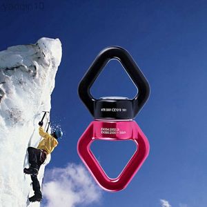 Rock Protection Outdoor Rock Climbing Universal Ring Rep Swivel Connector Yoga Rotation Ring Universal Wheel Bearing HKD230810