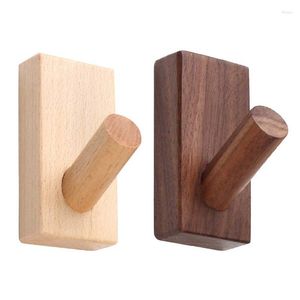 Hangers Household Wood Wall Hook Orderly Storage Smoother Surfaces Beautiful Practical Coat Hooks For Living Room Bedroom