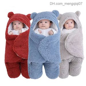 Pyjamas Baby Winter Warm Sleeping Bag Soft Baby Bird's Nest Packaging Cart Packaging Baby Cotton Tjocklek 0-9 månader Z230810