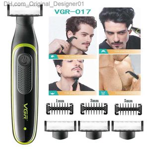 Vgr Electric Shaver Trimmer Shaver Beard Trimmer充電式シェーバー防水プロフェッショナルメンズシェーバートリマーV-017 Z230811