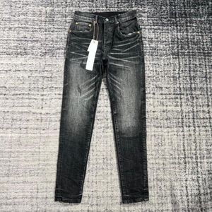 Men's Jeans 2023 Style Black Washed Fashion Simple Slim Versatile Casual