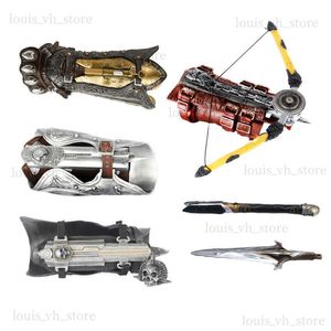 Newest Novel Game Assassin Creed 6 Syndicate Prop Weapon Wrist Sleeve Arrow Can Eject Prop T230810