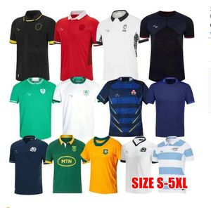 2023 Fidżi Japan Ireland Rugby Jersey 23 24NEW SCOTLAND South Englands African Australia Argentyna Rugby nosza dom na wyjeździe francuska francuska waleta alternatywna koszula rugby s-5xl sd