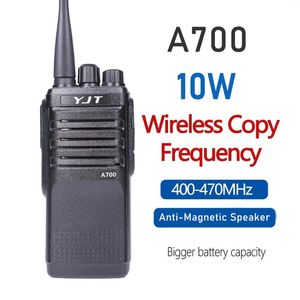 Walkie Talkie YJT A700 10W Handy Long Range Profesional Talkie-Walkie建設とセキュリティ