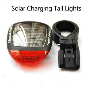 Bike Lights Outdoor Bicycle Solar Energy Light Cycling Rechargeable taillight LED Seatpost Lamp Bike Back Rear Tail Light Bike Accessories HKD230810