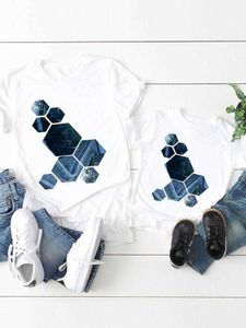 Family Matching Outfits Tee Women Style Trend Lovely Child Kid Clothing Boy Girl Summer Family Matching Outfits Mom Mama Graphic T-shirt Clothes