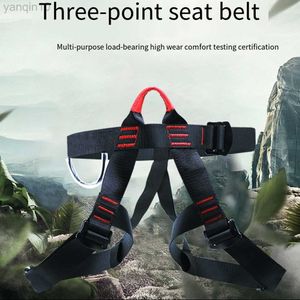 Rock Protection Climbing Seat Belt Fixing Strap Rappelling Harness Protective Tool HKD230810