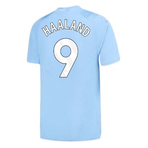 Haaland Soccer Jersey 23 24 Mans de Bruyne Cities Grealish Shirt Uniforms Fans Edition Gvardiol Treble Winners Kovacicic