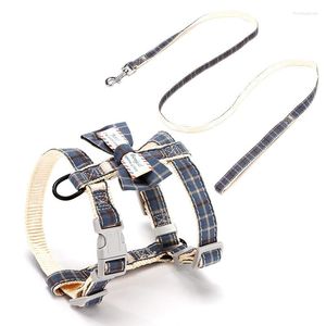 Dog Collars Fashion Pet Cat Harness And Leash Set Vest Nylon Chest Strap Accessories For Small