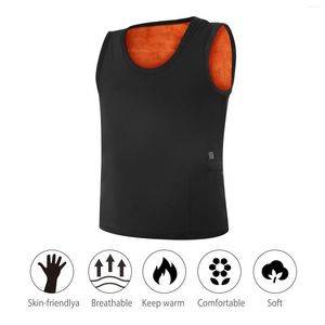 Giacche da caccia The Smart Electric Warming Vest Men's Warm Stretch Slim Casual Black XL