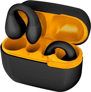 Słuchawki bezprzewodowe na otwartym uszy Sport Bluetooth 5.3 do fitness, jazdy na rowerze, bieganie, bieganie, jazda, praca, blisko ucha nie są łatwe do odłączenia
